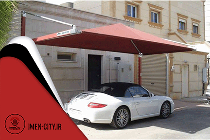 سایبان برقی برای ماشین
